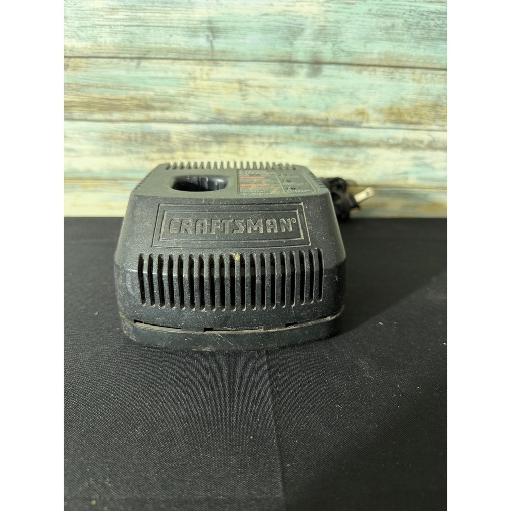 Craftsman Battery Charger 7.2V-24V Black Excellent 1425301 1 Hour Fast Dual Rate